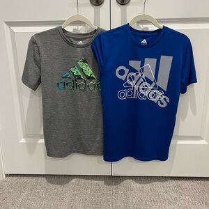 (2) Adidas shirts
